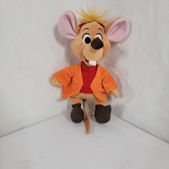 Disney Store Cinderella Jaq 8” Plush Figures Doll Plush - Picture 1 of 7